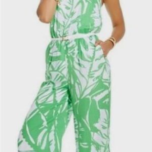 Lilly Pulitzer for Target Green Tropical Jumpsuit